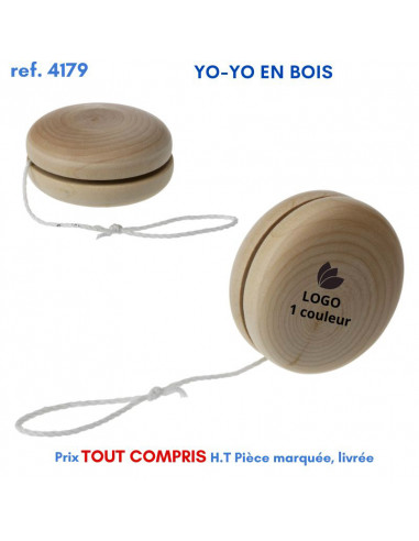 YO-YO EN BOIS REF 4179 4179 JEUX - ENFANTS : OBJETS PUBLICITAIRES  2,09 €