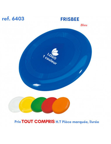 FRISBEE REF 6403 6403 LOISIRS - PLAGE : OBJET PUBLICITAIRE  1,38 €