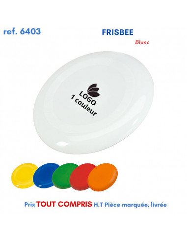 FRISBEE REF 6403 6403 LOISIRS - PLAGE : OBJET PUBLICITAIRE  1,38 €