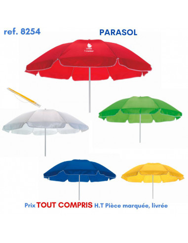 PARASOL REF 8254 8254 LOISIRS - PLAGE : OBJET PUBLICITAIRE  14,61 €