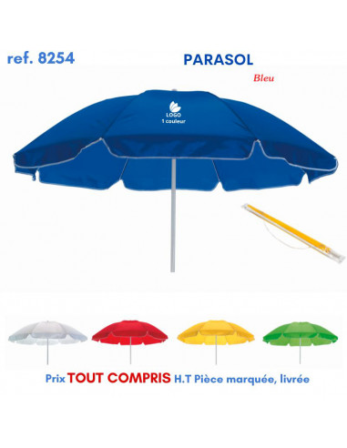 PARASOL REF 8254 8254 LOISIRS - PLAGE : OBJET PUBLICITAIRE  14,61 €