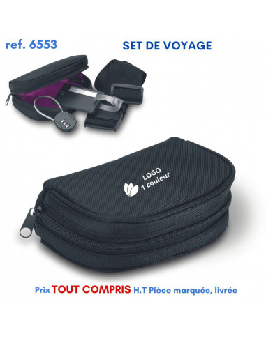 SET DE VOYAGE REF 6553 6553 VOYAGE : OBJET PUBLICITAIRE  10,57 €