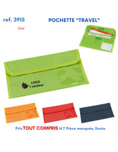 POCHETTE DE VOYAGE PUBLICITAIRE TRAVEL REF 3915 3915 POCHETTE - PORTE ETIQUETTE BAGAGE  2,62 €