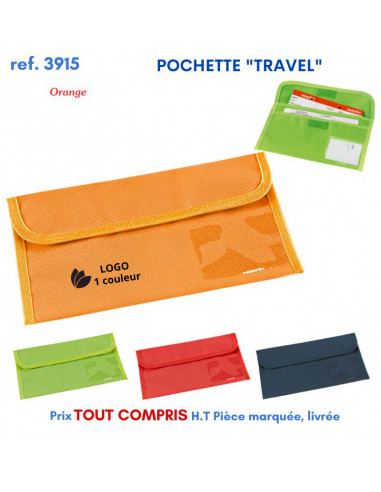 POCHETTE TRAVEL REF 3915 3915 POCHETTE - PORTE ETIQUETTE BAGAGE  2,92 €