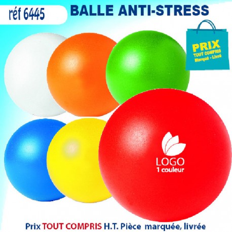 BALLE ANTI-STRESS REF 6445 6445 JEUX - ENFANTS : OBJETS PUBLICITAIRES  2,25 €