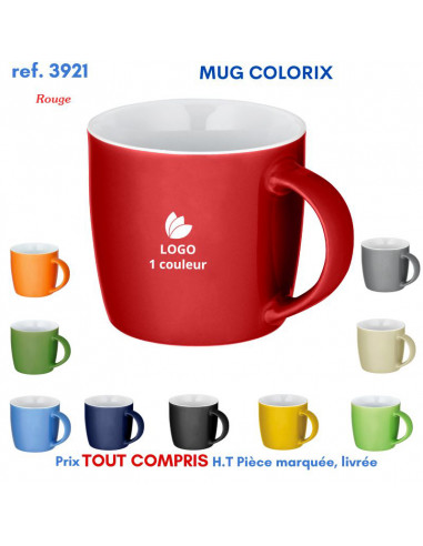 MUG COLORIX REF 3921 3921 MUGS GOBELETS PUBLICITAIRES PERSONNALISES  8,00 €