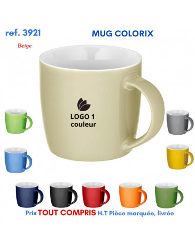 MUG COLORIX REF 3921 3921 MUGS GOBELETS PUBLICITAIRES PERSONNALISES  8,00 €