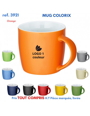 MUG COLORIX REF 3921 3921 MUGS GOBELETS PUBLICITAIRES PERSONNALISES  8,00 €