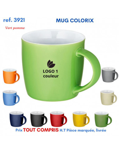 MUG COLORIX REF 3921 3921 MUGS GOBELETS PUBLICITAIRES PERSONNALISES  8,00 €