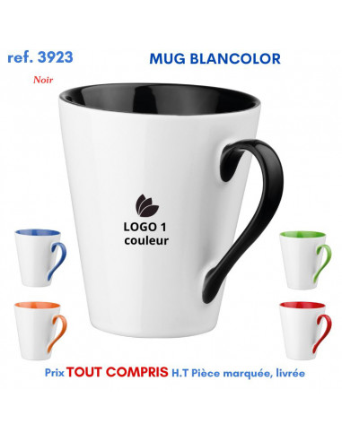 MUG BLANCOLOR REF 3923 3923 MUGS GOBELETS PUBLICITAIRES PERSONNALISES  7,86 €