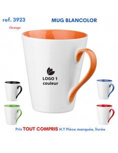 MUG BLANCOLOR REF 3923 3923 MUGS GOBELETS PUBLICITAIRES PERSONNALISES  7,86 € 2