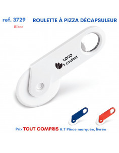 ROULETTE A PIZZA DECAPSULEUR REF 3729 3729 ARTICLES PUBLICITAIRES POUR LA PIZZA PERSONNALISES  2,16 € 2