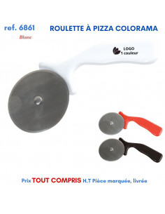 ROULETTE A PIZZA COLORAMA REF 6861 6861 ARTICLES PUBLICITAIRES POUR LA PIZZA PERSONNALISES  1,87 € 2