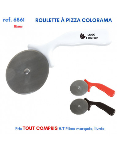 ROULETTE A PIZZA COLORAMA REF 6861 6861 ARTICLES PUBLICITAIRES POUR LA PIZZA PERSONNALISES  1,87 €