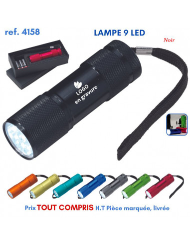 LAMPE 9 LED REF 4158 4158 LAMPES PUBLICITAIRES  5,50 €