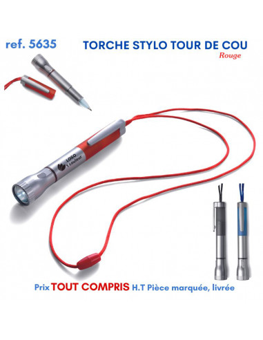 TORCHE STYLO TOUR DE COU REF 5635 5635 LAMPES PUBLICITAIRES  2,46 €