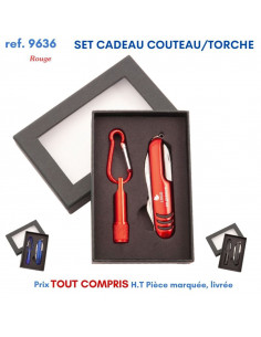 SET CADEAU COUTEAU TORCHE REF 9636 9636 OUTILS PUBLICITAIRES  7,01 € 2