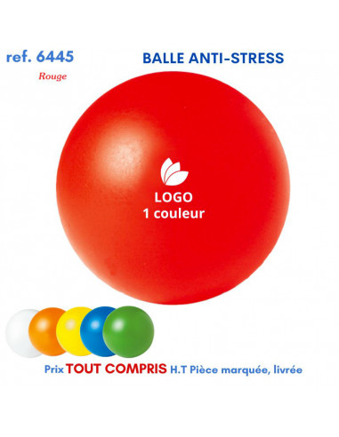 BALLE ANTI-STRESS REF 6445 6445 JEUX - ENFANTS : OBJETS PUBLICITAIRES  2,25 €