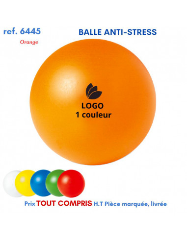 BALLE ANTI-STRESS REF 6445 6445 JEUX - ENFANTS : OBJETS PUBLICITAIRES  2,25 €