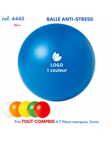 BALLE ANTI-STRESS REF 6445 6445 JEUX - ENFANTS : OBJETS PUBLICITAIRES  2,25 €