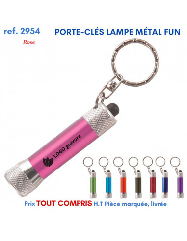 PORTE CLES LAMPE METAL FUN REF 2954 2954 PORTE CLES EN METAL  1,99 €
