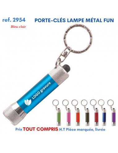 PORTE CLES LAMPE METAL FUN REF 2954 2954 PORTE CLES EN METAL  2,28 €