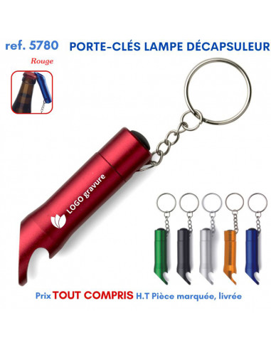 PORTE CLES METAL LAMPE DECAPSULEUR REF 5780 5780 PORTE CLES EN METAL  2,94 €
