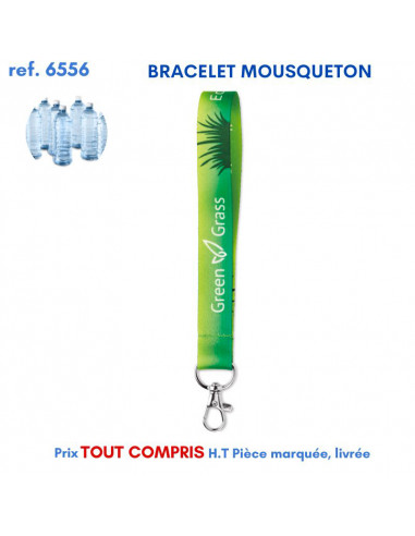 BRACELET MOUSQUETON REF 6556 6556 PORTE CLES PLASTIQUE  0,78 €