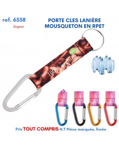 PORTE-CLÉS LANIERE MOUSQUETON REF 6558 6558 PORTE CLES PLASTIQUE  0,54 € 2