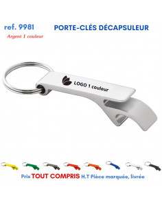 PORTE CLES METAL DECAPSULEUR REF 9981 9981 PORTE CLES EN METAL  1,34 € 2