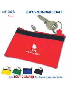 PORTE MONNAIE STRAP REF 36 B 36 B PORTE MONNAIE PUBLICITAIRES  1,00 € 2
