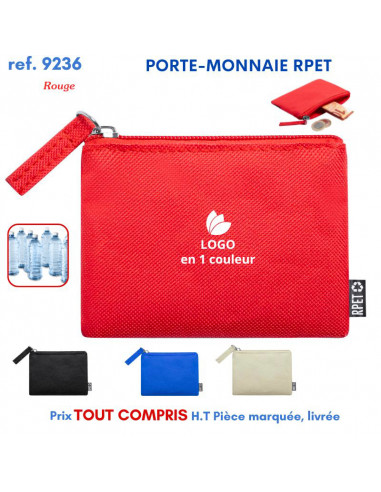 PORTE-MONNAIE RPET REF 9236 9236 ETUIS PORTE CARTES DE CREDIT PUBLICITAIRES  1,02 €