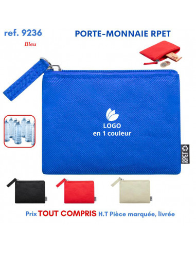 PORTE-MONNAIE RPET REF 9236 9236 ETUIS PORTE CARTES DE CREDIT PUBLICITAIRES  1,02 €