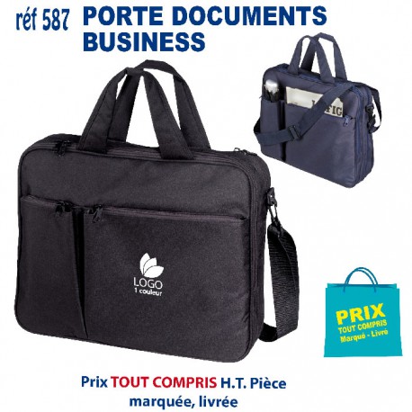 PORTE DOCUMENTS BUSINESS REF 587 587 SACOCHES - PORTE DOCUMENTS  6,17 €