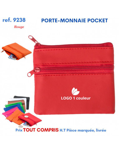 PORTE-MONNAIE POCKET REF 9238 9238 PORTE MONNAIE PUBLICITAIRES  0,74 €