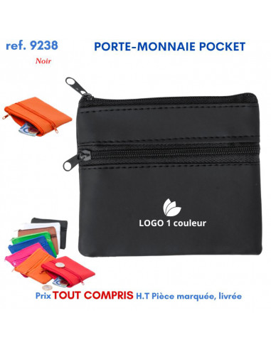 PORTE-MONNAIE POCKET REF 9238 9238 PORTE MONNAIE PUBLICITAIRES  0,74 €