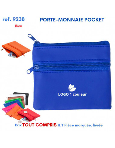 PORTE-MONNAIE POCKET REF 9238 9238 PORTE MONNAIE PUBLICITAIRES  0,74 €