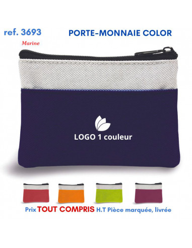 PORTE MONNAIE COLOR REF 3693 3693 PORTE MONNAIE PUBLICITAIRES  0,96 €