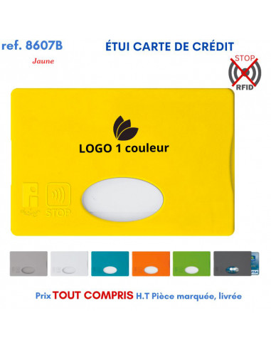 ETUI CARTE DE CREDIT ANTI PIRATAGE 8607 B 8607 B ETUIS PORTE CARTES DE CREDIT PUBLICITAIRES  0,81 €