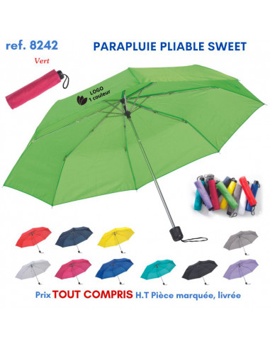 PARAPLUIE PLIABLE SWEET REF 8242 8242 PARAPLUIE PLIABLE  6,80 €