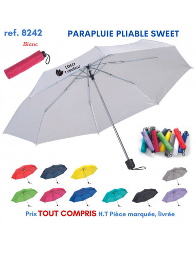 PARAPLUIE PLIABLE SWEET REF 8242 8242 PARAPLUIE PLIABLE  6,21 €