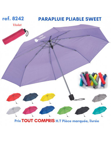 PARAPLUIE PLIABLE SWEET REF 8242 8242 PARAPLUIE PLIABLE  6,80 €