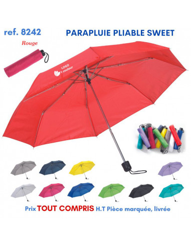 PARAPLUIE PLIABLE SWEET REF 8242 8242 PARAPLUIE PLIABLE  6,21 €