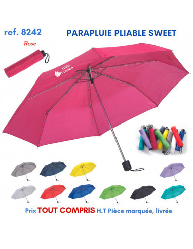 PARAPLUIE PLIABLE SWEET REF 8242 8242 PARAPLUIE PLIABLE  6,80 €