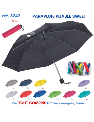 PARAPLUIE PLIABLE SWEET REF 8242 8242 PARAPLUIE PLIABLE  6,21 €