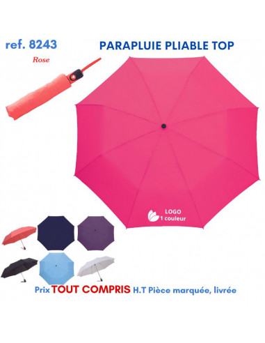 PARAPLUIE PLIABLE TOP REF 8243 8243 PARAPLUIE PLIABLE  8,99 €