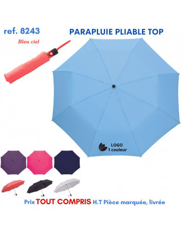 PARAPLUIE PLIABLE TOP REF 8243 8243 PARAPLUIE PLIABLE  8,40 €
