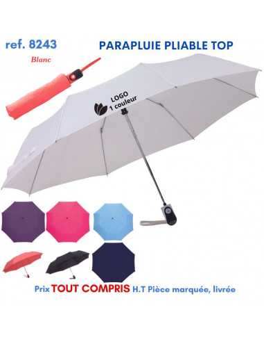 PARAPLUIE PLIABLE TOP REF 8243 8243 PARAPLUIE PLIABLE  8,40 €