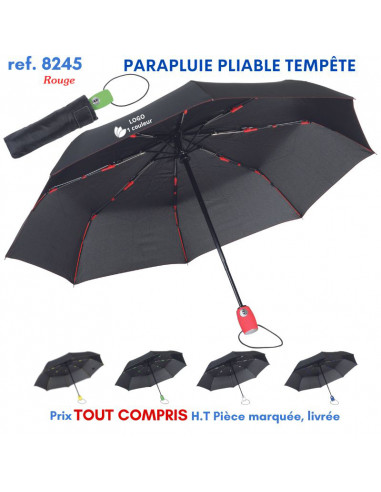 PARAPLUIE PLIABLE TEMPETE REF 8245 8245 PARAPLUIE PLIABLE  10,73 €