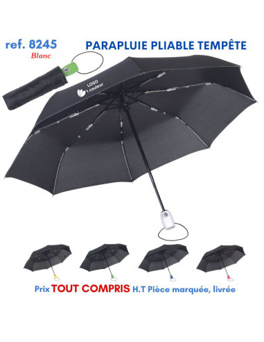 PARAPLUIE PLIABLE TEMPETE REF 8245 8245 PARAPLUIE PLIABLE  10,73 €